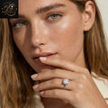 Cushion Cut Diamond Solitaire Engagement Ring| 18K Yellow Gold or White Gold  surprise ring for her