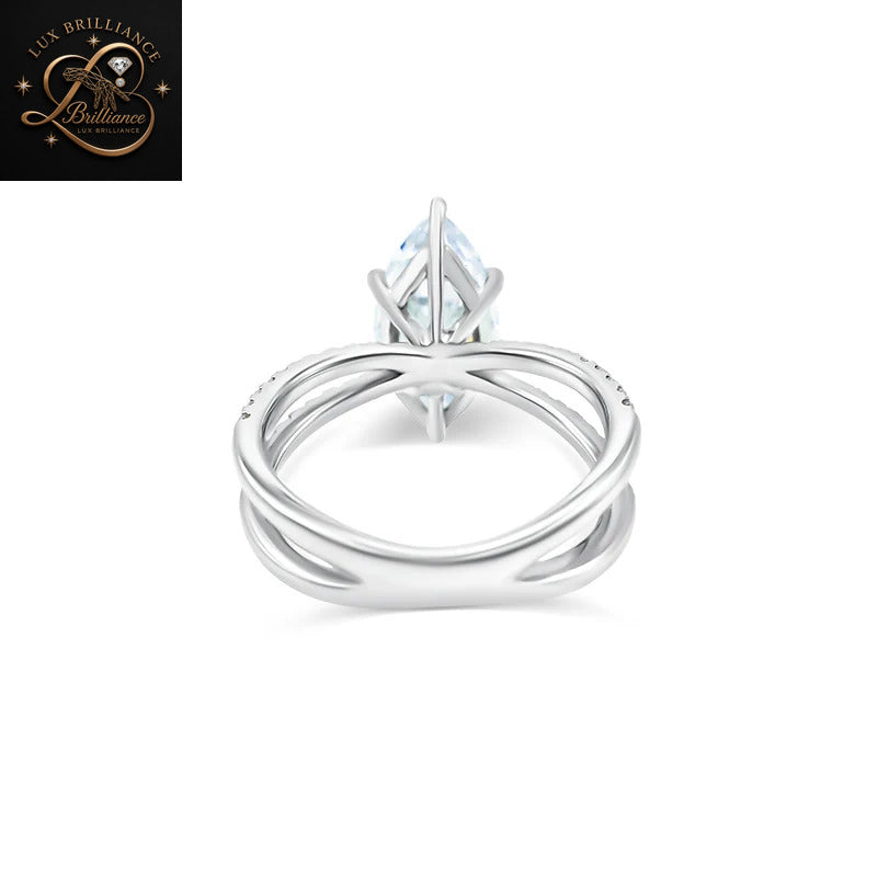 14k Yellow Gold Marquise Cut Diamond Engagement Ring | Wedding  Anniversary Gift Ring For Her