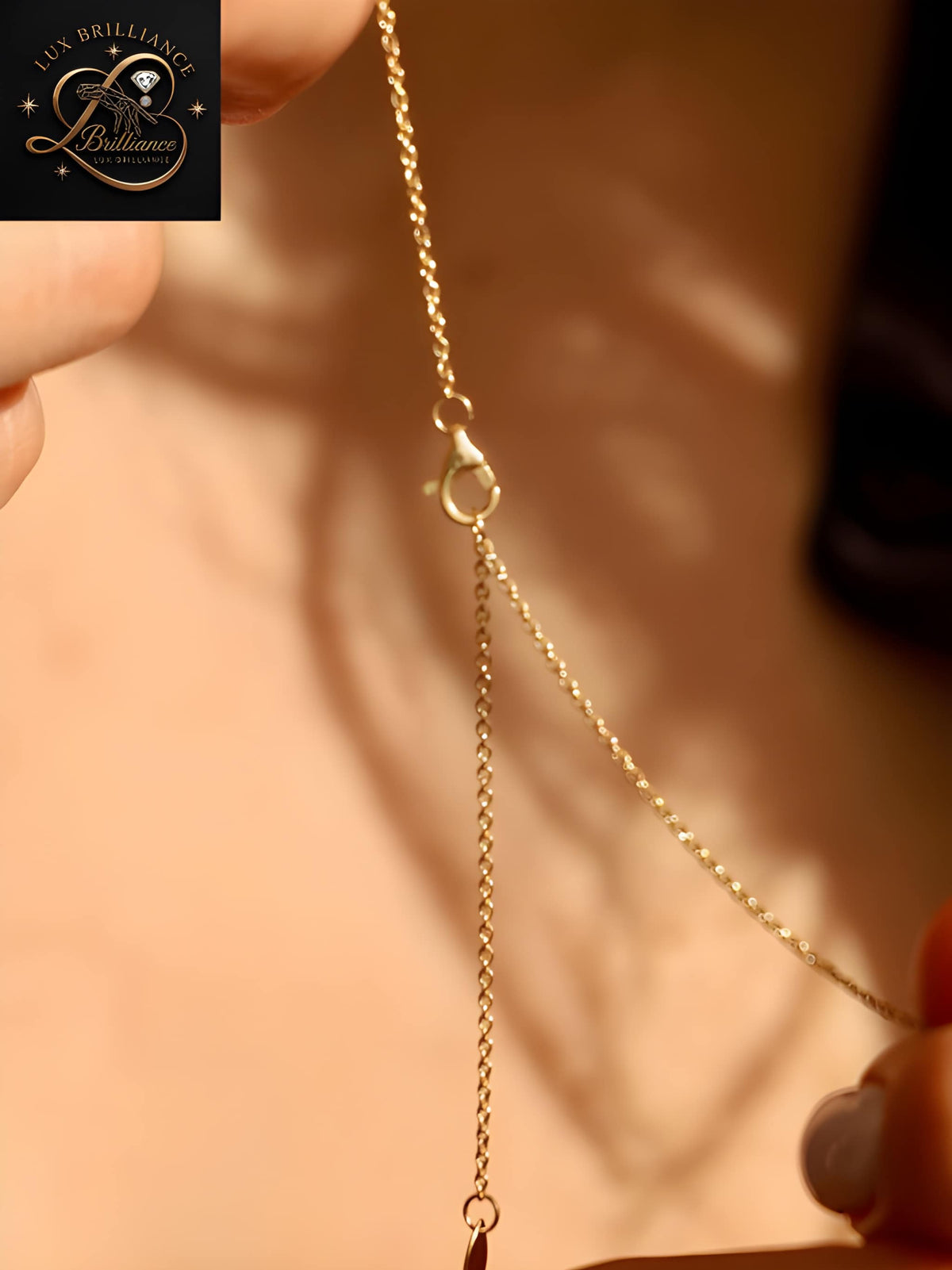 Dainty Round Brilliant Cut Diamond Pendant | Minimalist Gold Chain | Fine Jewelry