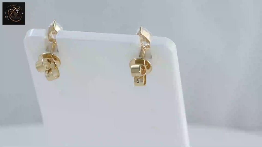 Fancy Multi-Cut Diamond Drop Earrings | Pear, Emerald & Marquise Dangles